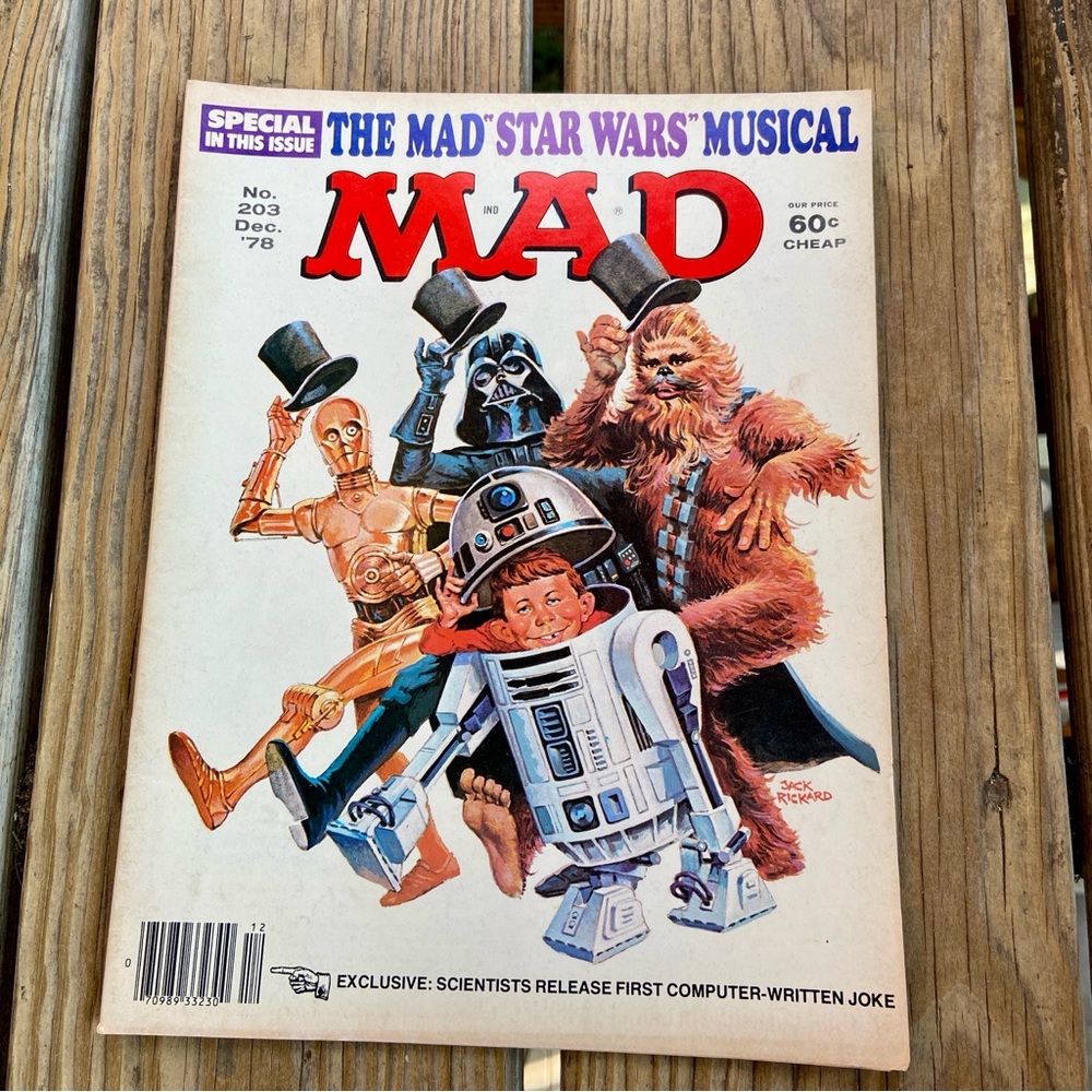 Vintage Mad Magazine # 203 Star Wars December 1978
